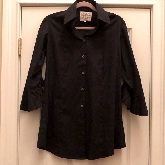 Fine Garments by Bell Black Tunic Shirt Dress 4 - Picture 1 of 7